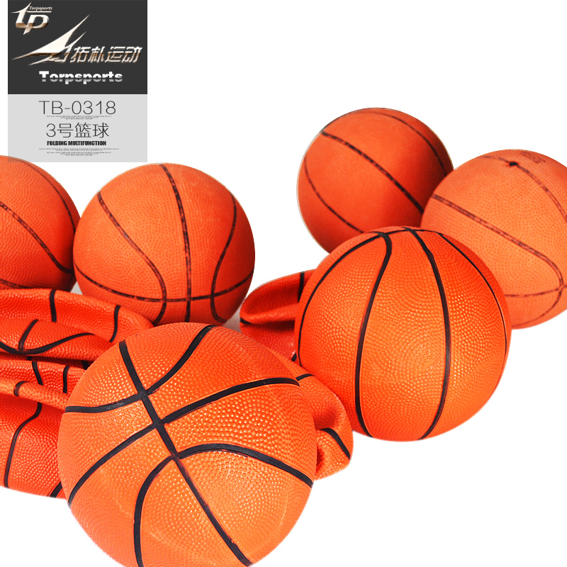 Topological Sports Indoor Basketball Stands for Basketball Children Basketball 3 Number 5 Rubber Basketball Rubber Leather Ball