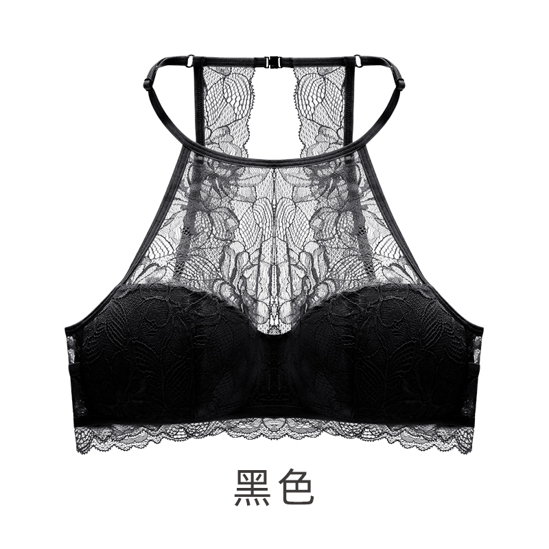 Locahe thép miễn vòng xốp-miễn phí siêu mỏng áo ngực trở lại sexy ren vest kiểu áo ngực mỏng da đồ lót cô gái mùa hè.