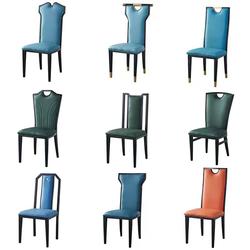 New Chinese style hotel chair, banquet chair, box, wrought iron soft chair, restaurant light luxury back chair, hotel table and chair combination