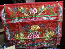 Support custom lion play silk cloth table embroidery festive supplies