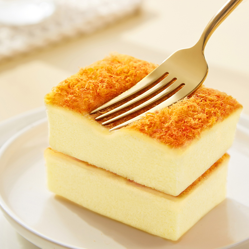 a1 爱逸 厚芝士肉松沙拉焗蛋糕 500g*2箱 天猫优惠券折后￥39.8包邮