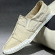 ເກີບຜ້າເກີບຜູ້ຊາຍ slip-on ເກີບຜູ້ຊາຍເກີບບາດເຈັບແລະ 2024 ໃຫມ່ພາກຮຽນ spring ແລະ summer breathable ice silk lazy canvas shoes