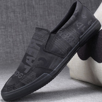 A pedal mens shoes summer driving breathable lazy shoes soft soles mens casual shoes trend old Beijing canvas shoes