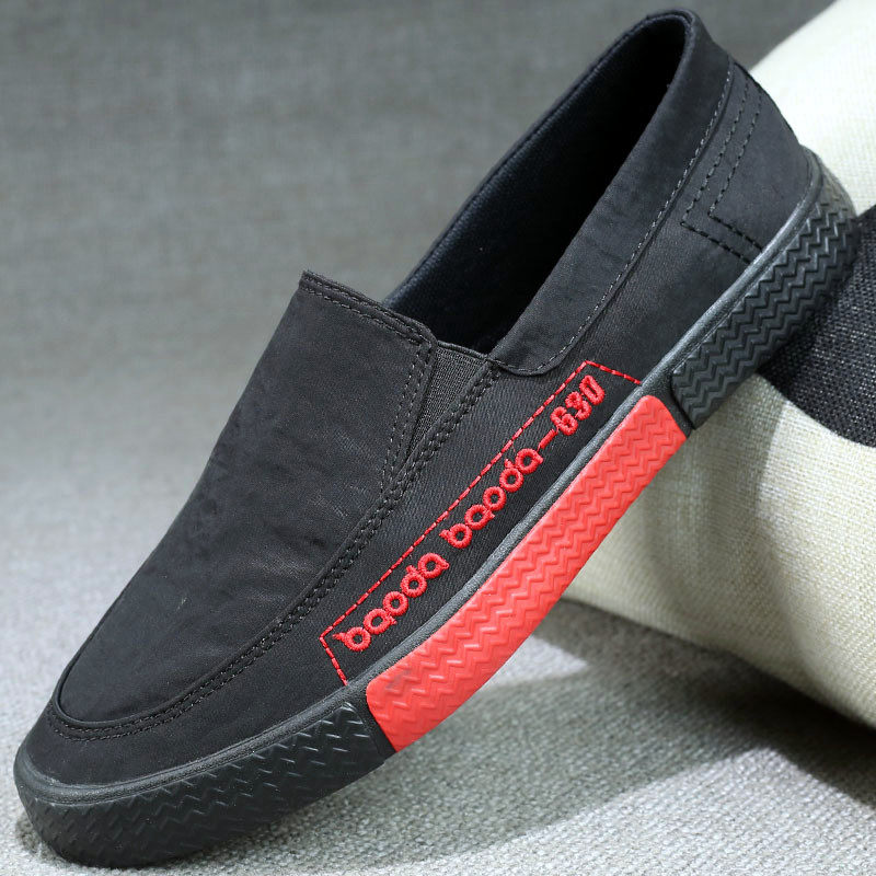 Slip-on men's shoes summer trendy shoes 2022 new old Beijing cloth shoes men's casual all-match autumn canvas shoes