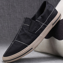 Shoes driving summer breathable Mens shoes 2021 new trend wild casual one pedal mens Beijing old cloth shoes