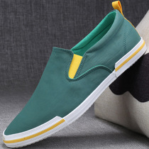 Lazy shoes a pedal mens shoes summer breathable trendy shoes driving mens casual shoes mens canvas shoes