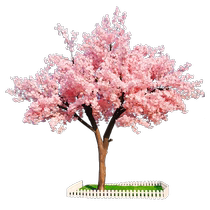 Simulation of cherry blossom shopping mall large fake tree wishes tree simulation tree simulation tree indoor and outdoor window decoration