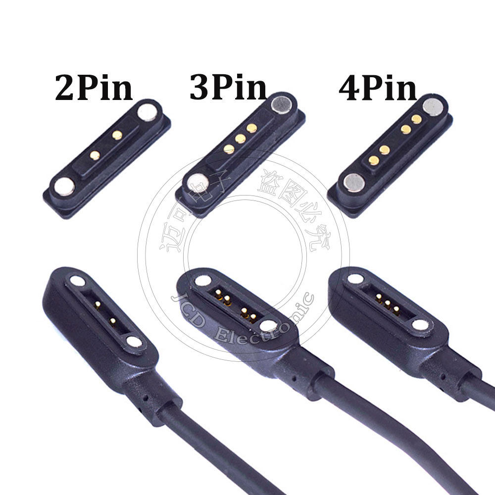 磁吸连接器3Pin 2PIN磁力充电头适用电子元件 吸附式充电数据线配件