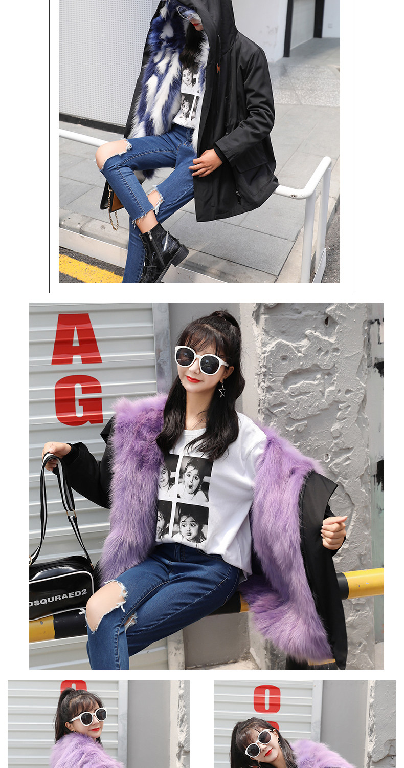 Manteau de fourrure femme - Ref 3174054 Image 17