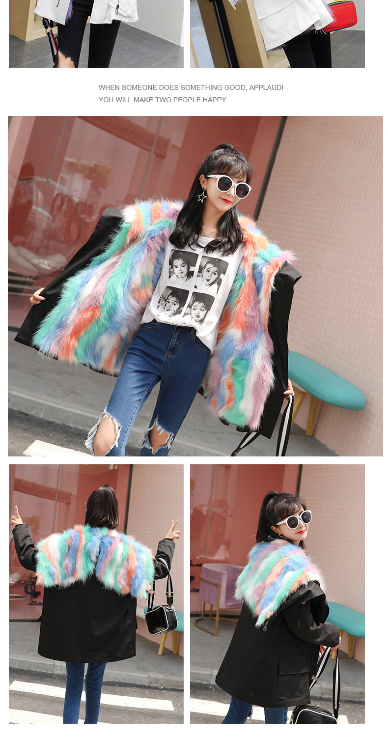 Manteau de fourrure femme - Ref 3174054 Image 15