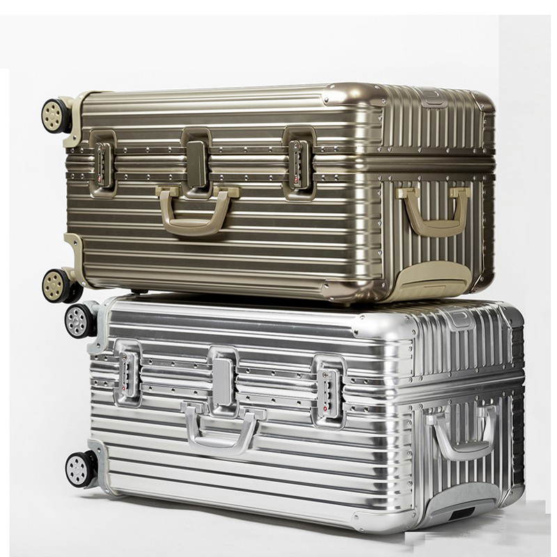 All-aluminum-magnesium alloy trolley case thickened sports version 28-inch oversized aluminum alloy luggage 32-inch travel password box