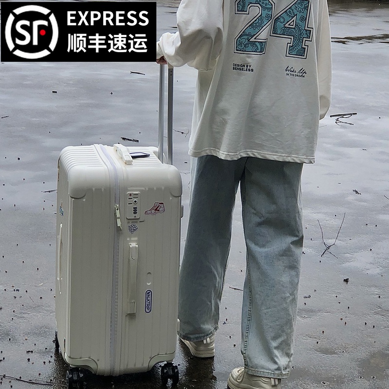 Large-capacity thickened password box 26 trolley case 34 mute universal wheel 60 net red travel luggage female male 30 inch