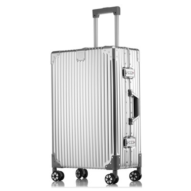 All-aluminum magnesium alloy trolley case universal wheel oversized suitcase 32 female right-angle suitcase male 28 password box 34 inch