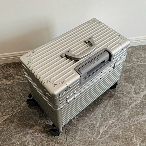 Металлическое раскладное колесо, чемодан, универсальная камера подходит для мужчин и женщин, алюминиево-магниевый сплав, 25 дюймов