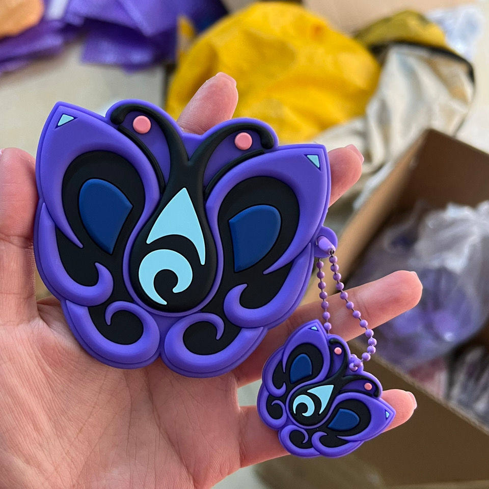 Balala Little Demon Fairy Mirror Black Demon Fairy Yan Lili Transformer Portable Small Mirror The final version has a pendant