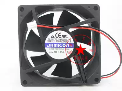 JAMICON 8025 DC 24V 0 15A inverter fan JF0825B2HN-R 2 lines
