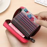 Антимагнитный картхолдер подходит для мужчин и женщин с молнией, вместительный и большой маленький бумажник