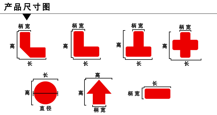 物品位置決め貼付デスクトップ物品位置決め定置標識6 S管理標識ラベル5 S位置決め貼付5 cm青色物品位置決め貼付種類完備6 S事務規範標識ラベル標識,タオバオ代行-チャイナトレーディング