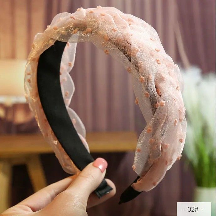 Hairband for Women, Versatile Headband for Going Out, Simple Korean Style Hair Clip, Retro Elegant Wide Edge Braided Hair Accessory