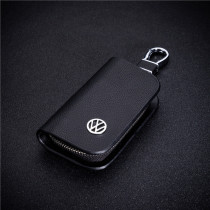 Volkswagen car key bag leather new speed Teng Longyi Maiteng Passat polo Baolai car men and women key set buckle