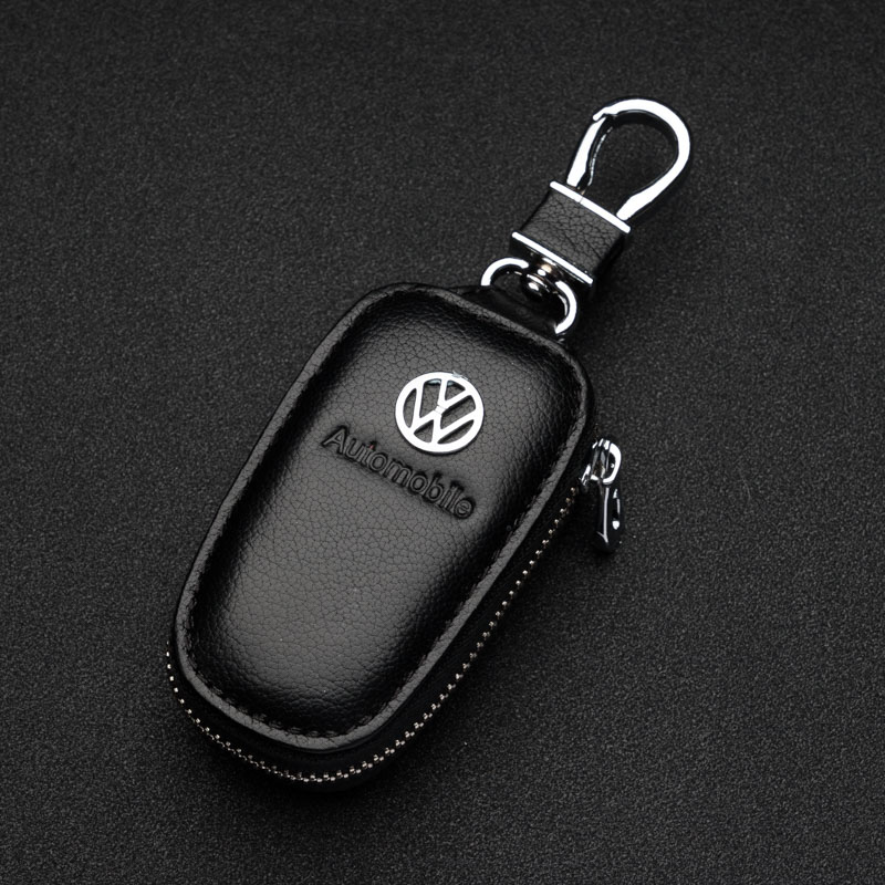 Fox glow-en-Touareg special genuine leather car key wrap TiguanL retrofitted with car key shell