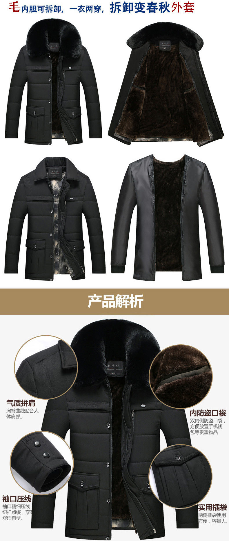 Blouson hiver pour homme - Ref 3112721 Image 8