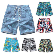 Summer pants loose mens quick-drying seaside vacation beach pants large size casual five-point shorts mens summer tide