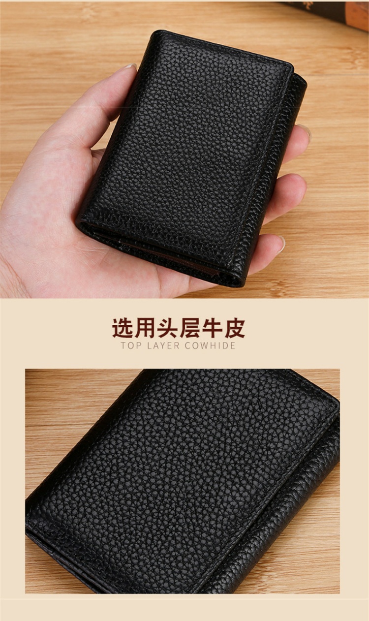 Gói thẻ da nam Giấy phép lái xe giấy phép lái xe bao da gói tài liệu bộ thẻ khóa ví đa thẻ thủy triều đa chức năng - Chủ thẻ ví local brand