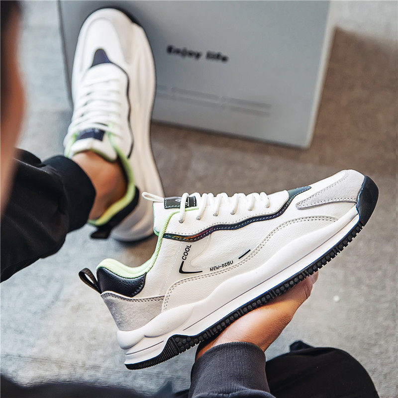 Shoes men's summer 2022 new men's shoes Summer style Breathable Aggan Shoes Little White Shoes Men's Casual Old Daddy Sports Tide Shoes