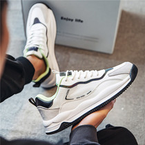 Shoes mens summer 2022 new mens shoes Summer style Breathable Aggan Shoes Little White Shoes Mens Casual Old Daddy Sports Tide Shoes