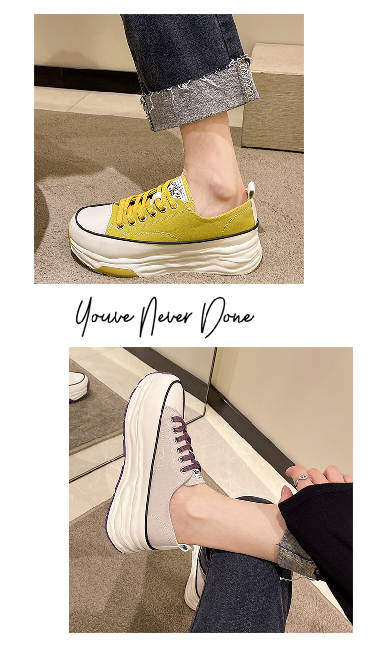 Women's Canvas Shoes - Black