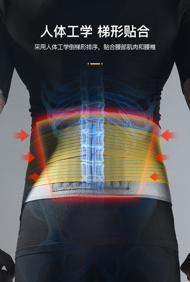 Glofit 运动护腰带 8根可拆卸支撑条 图5