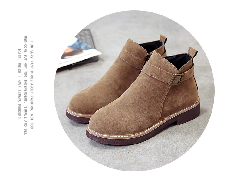 Giày cao cổ mùa thu và mùa đông 2018 của Anh boot nữ