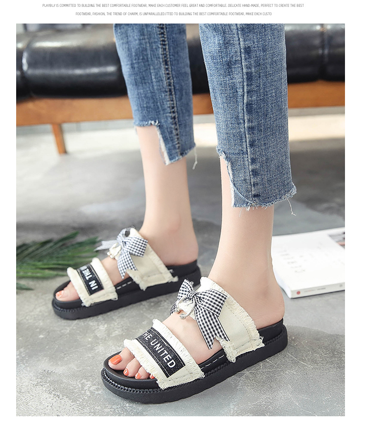 Dép nữ sinh viên 18 mùa hè mới phiên bản Hàn Quốc của phong cách Harajuku cung dép đế bằng giày sandal nữ đi học