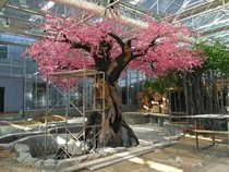 Cement Emulation Tree Cherry Blossom Tree Peach Blossom Tree Banyan Tree Red Maple Tree Hotel Restaurant Decorated Garden Forest Landscape Fake Tree Landscape