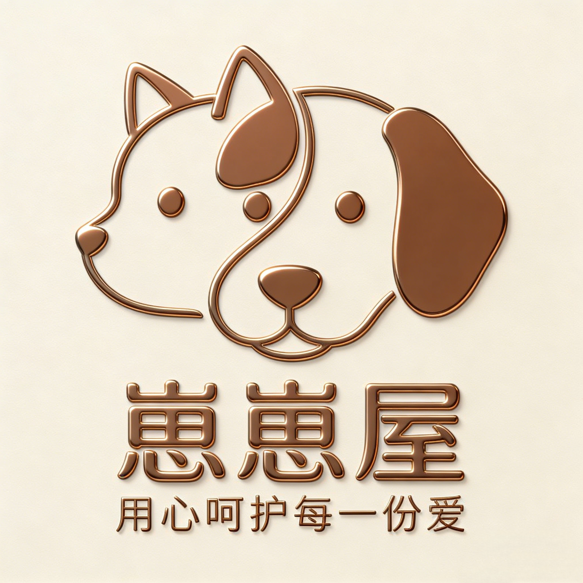崽崽屋宠物用品店的LOGO
