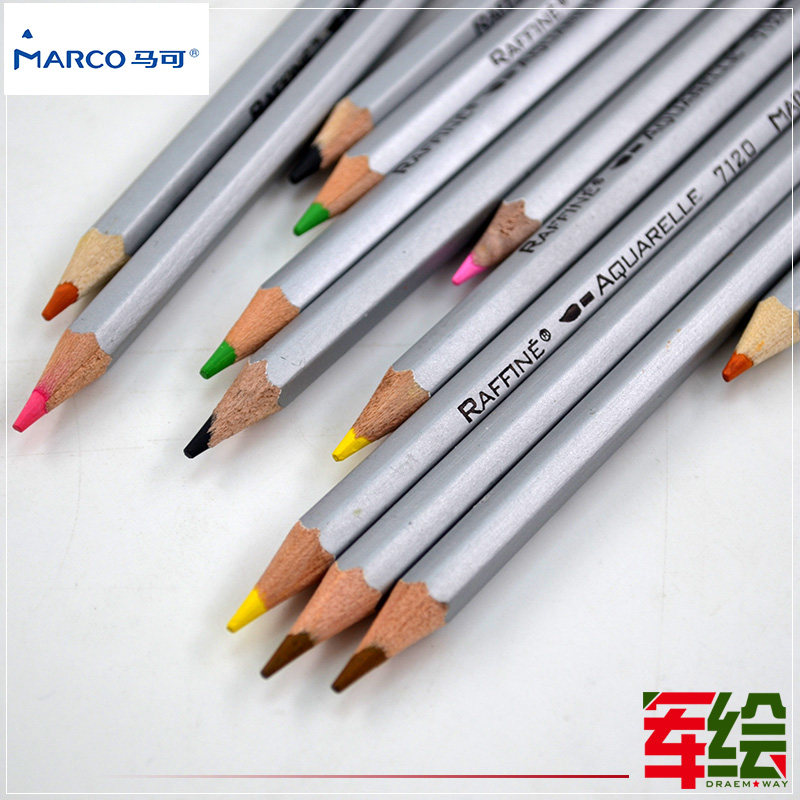 Marco 7120 Water soluble colored pencil 12 Support for fine art painted pencil drawing pencil Pencil Tool pencil tool