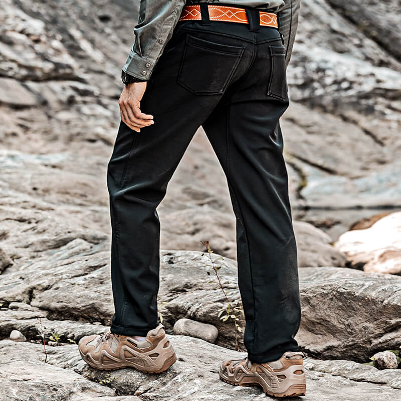 Eagle Claw Action Guardian Warm Grip Suede Soft Shell Pants Male Winter Outdoor Warm Trousers Gafty Trousers Waterproof