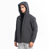 Eagle Claw Action Autumn Winter New Plus Suede Softshell Clothing Outdoor Tandem Hat Jacket Anti-Chill Jacket Waterproof Windproof Blouse Man