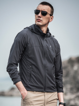 Eagle claw action UPF50 sunscreen male anti-UV sun protection light and thin skin coat breathable jacket tactics