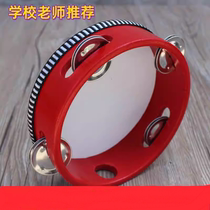 Little Guli performance costume tambourine clapping drummer shaking tambourine large and small hand tambourine performance drummer clapping red tambourine
