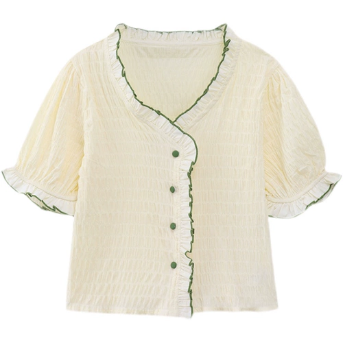 Брендовая летняя рубашка, французский стиль