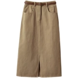 Брендовая поясная сумка для отдыха, юбка, высокая талия, яркий броский стиль, по фигуре