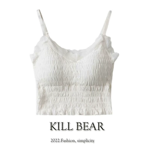 Брендовый летний топ без лямок, бюстгальтер-топ, топ с чашечками, майка топ