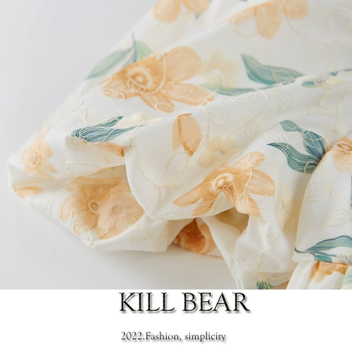 Брендовая летняя рубашка, летняя одежда, цветочный принт, французский стиль