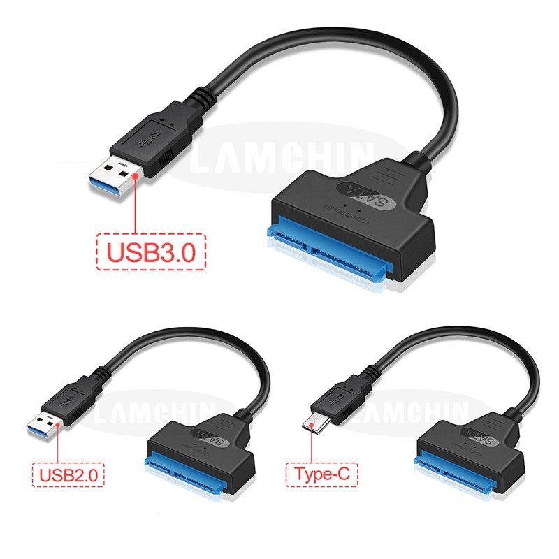 USB3 0-to-SATA easy-drive cable computer connection 2 5-inch mechanical SSD solid-state hard drive reading transfer cable