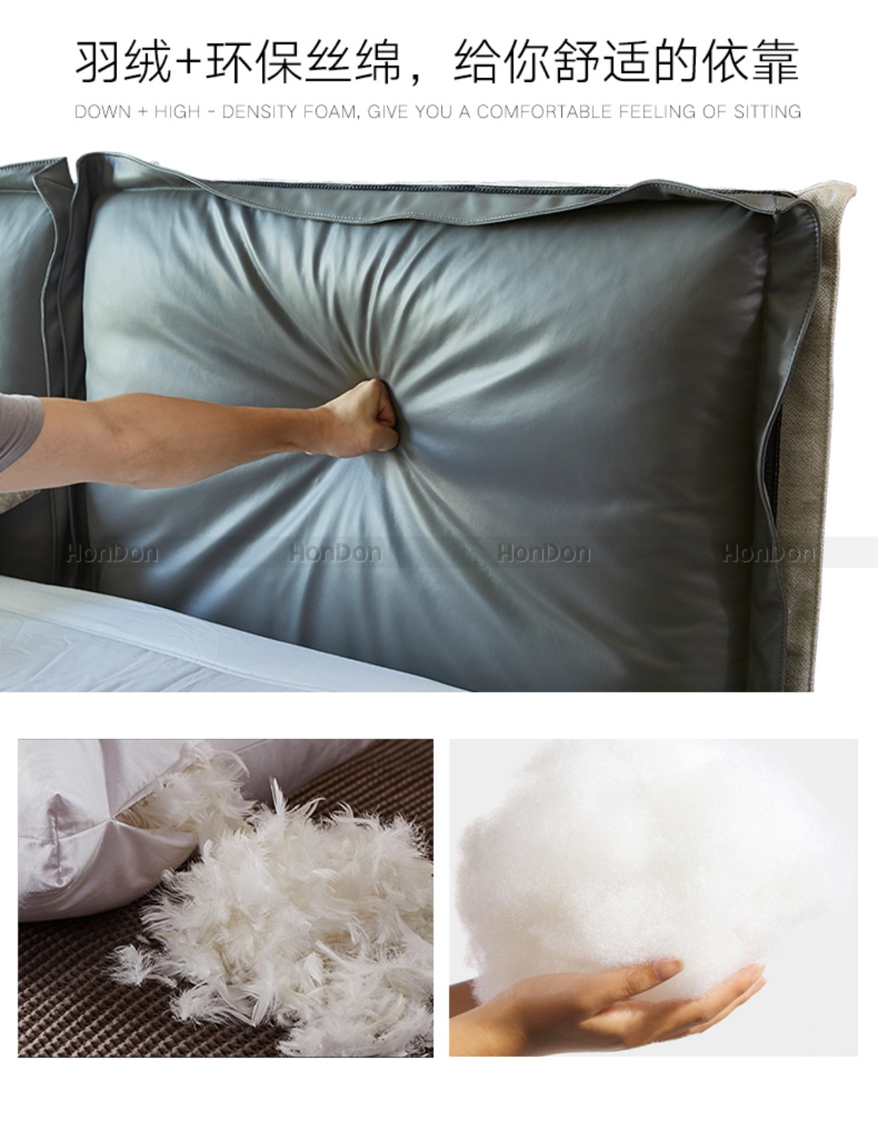 Giường da Bắc Âu Kiểu dáng hiện đại tối giản gió công nghiệp in lưới màu đỏ ánh sáng sang trọng phòng ngủ chính sáng tạo phòng ngủ bằng da - Giường giường 2 tầng cho bé
