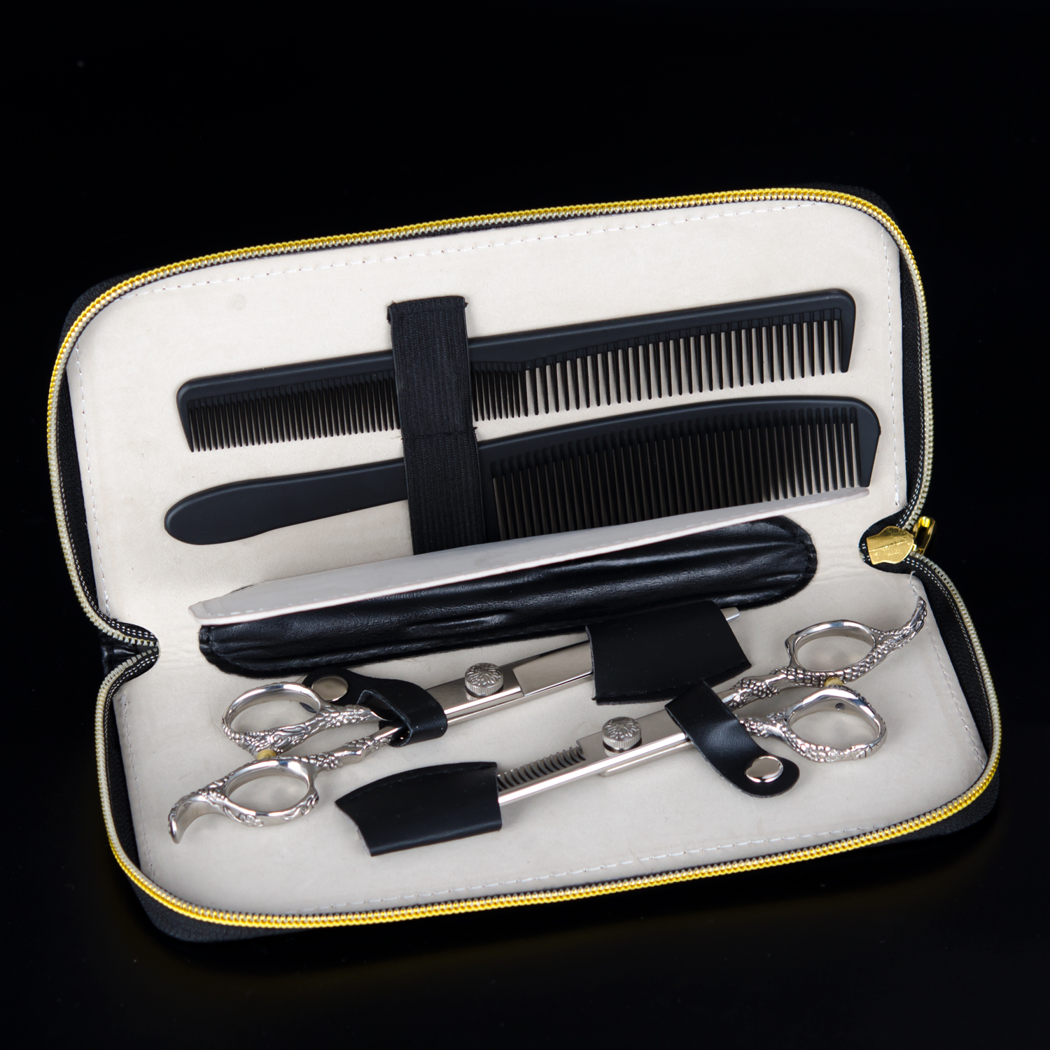 Broken hair clipper Liuhai tooth clipper set Imported stainless steel straightening shop division Hair stylist Stylist special clearance treatment