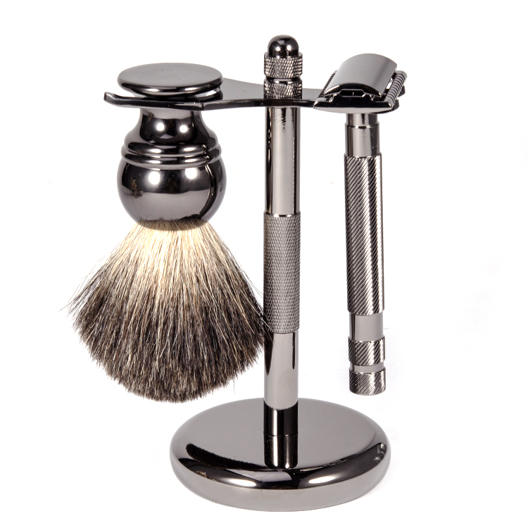 Shave knife suit manually old-style double-sided blade knife holder hand scraping of a double face haircut and a gift