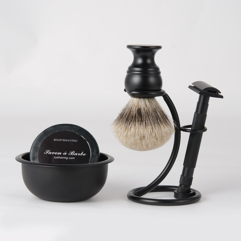 Black Manual Double Sided Shave Knife Suit Old Shave Knife Blade Type Hairdryers Shave Face Knife man repairing face knife